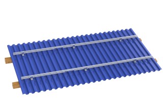 L Feet/ Hanger Bolt Mounting Systems for Trapezoidal Metal Roof